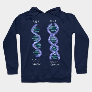 RNA DNA Dancers biology science joke Hoodie